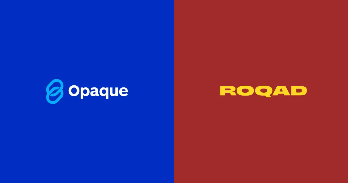 Roqad and Opaque logos